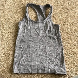 Lululemon Gray Athletic Tank Top